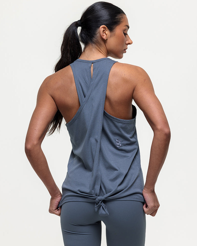 Chandra Tie Tank - Graphite