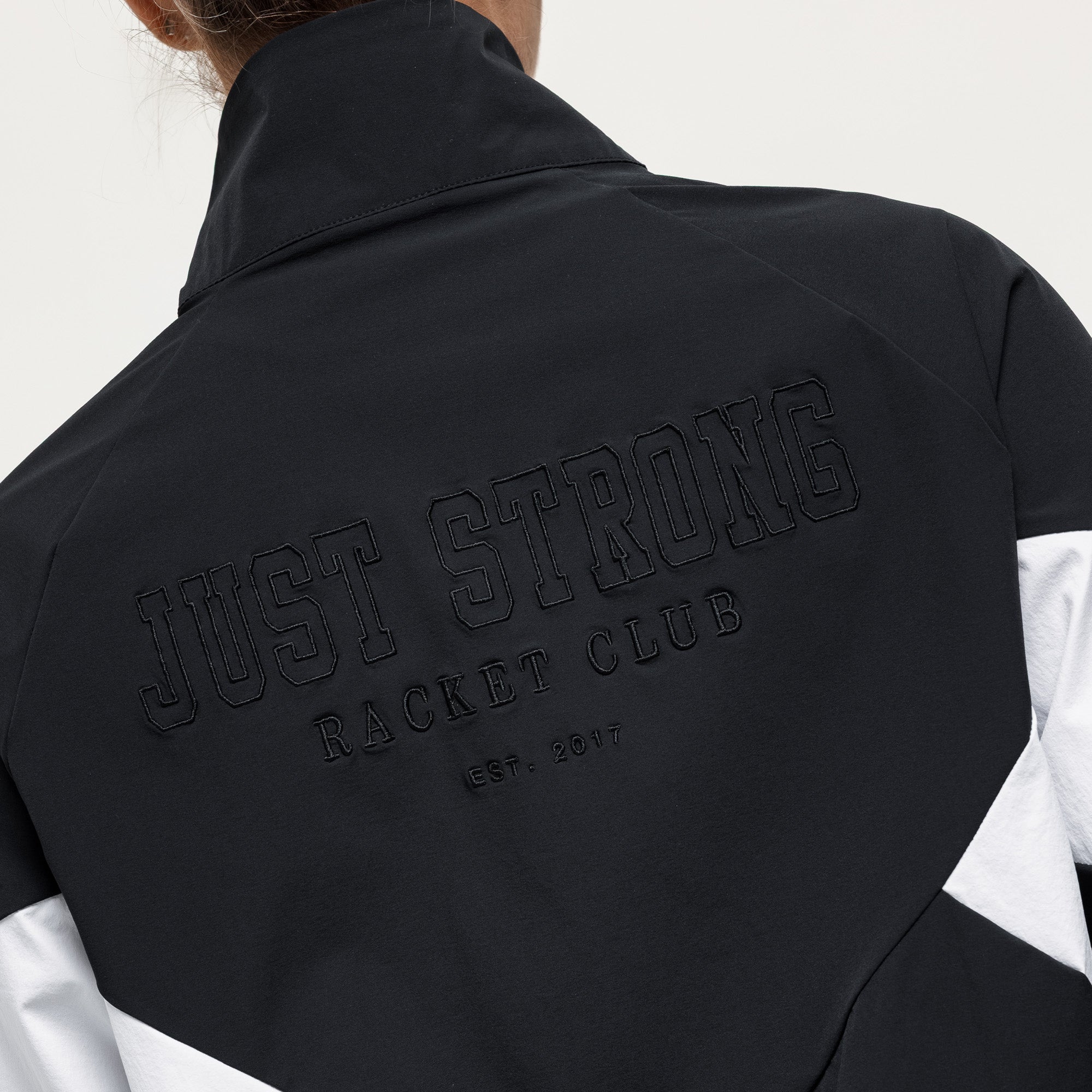 Courtside Track Jacket - Black/White