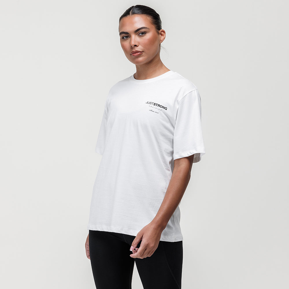 Motion Boyfriend Lift Heavy Graphic Tee - Off White