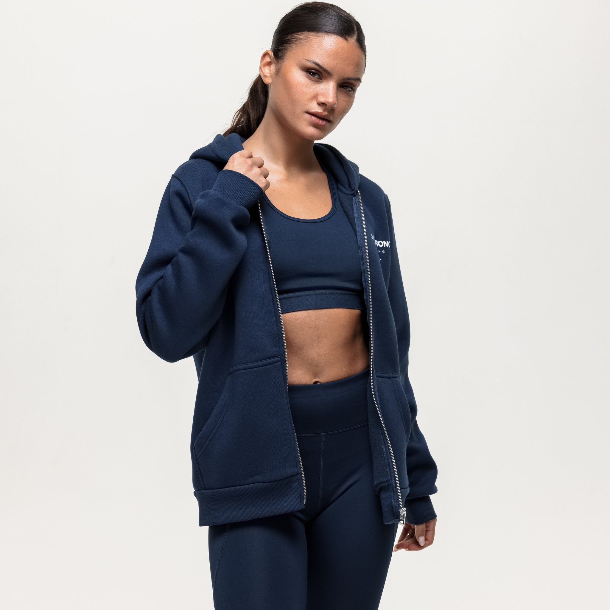 Training Essentials Motion Zip Hoodie - Navy