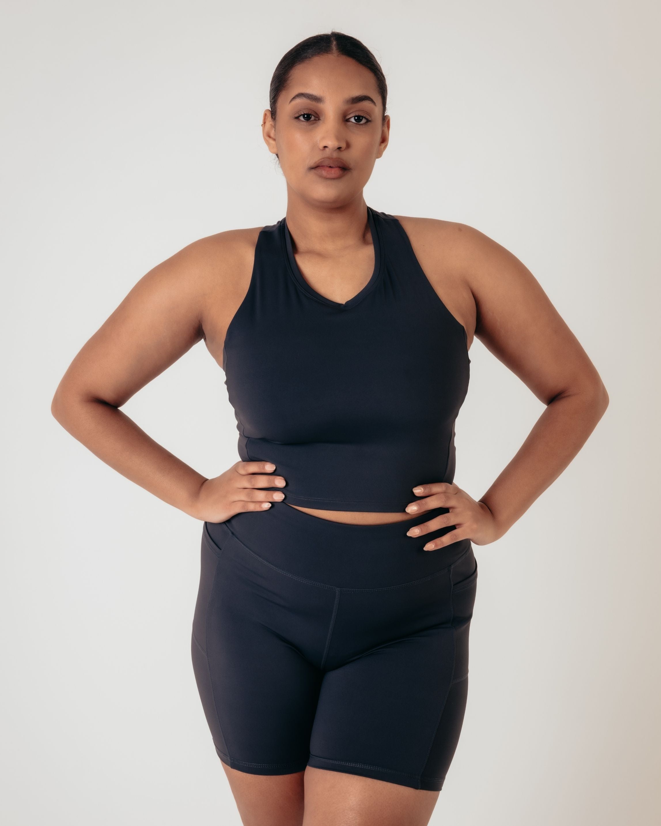 Training Crop Tank - Black