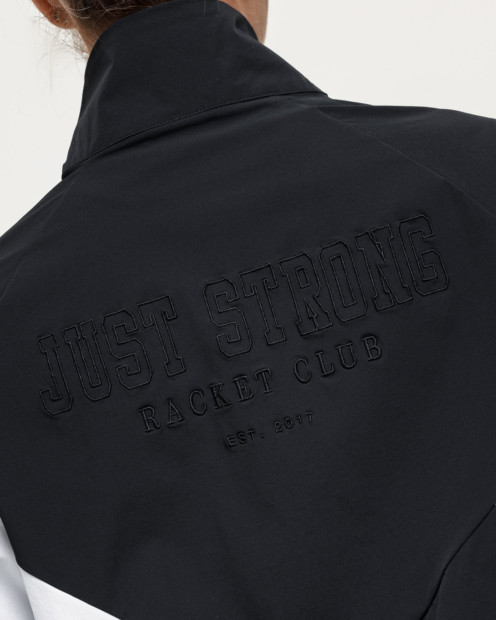 Courtside Track Jacket - Black/White
