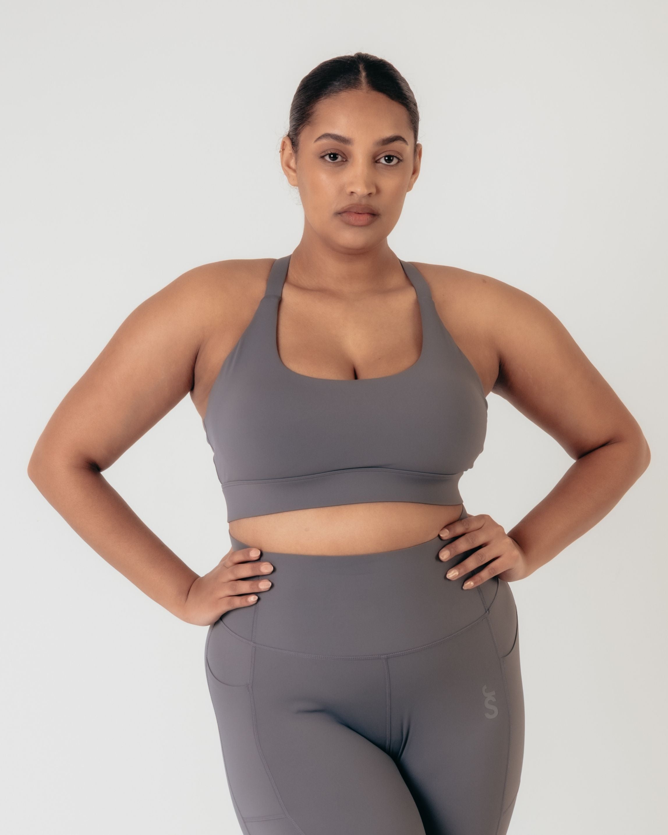 Impact High Support Bra - Slate