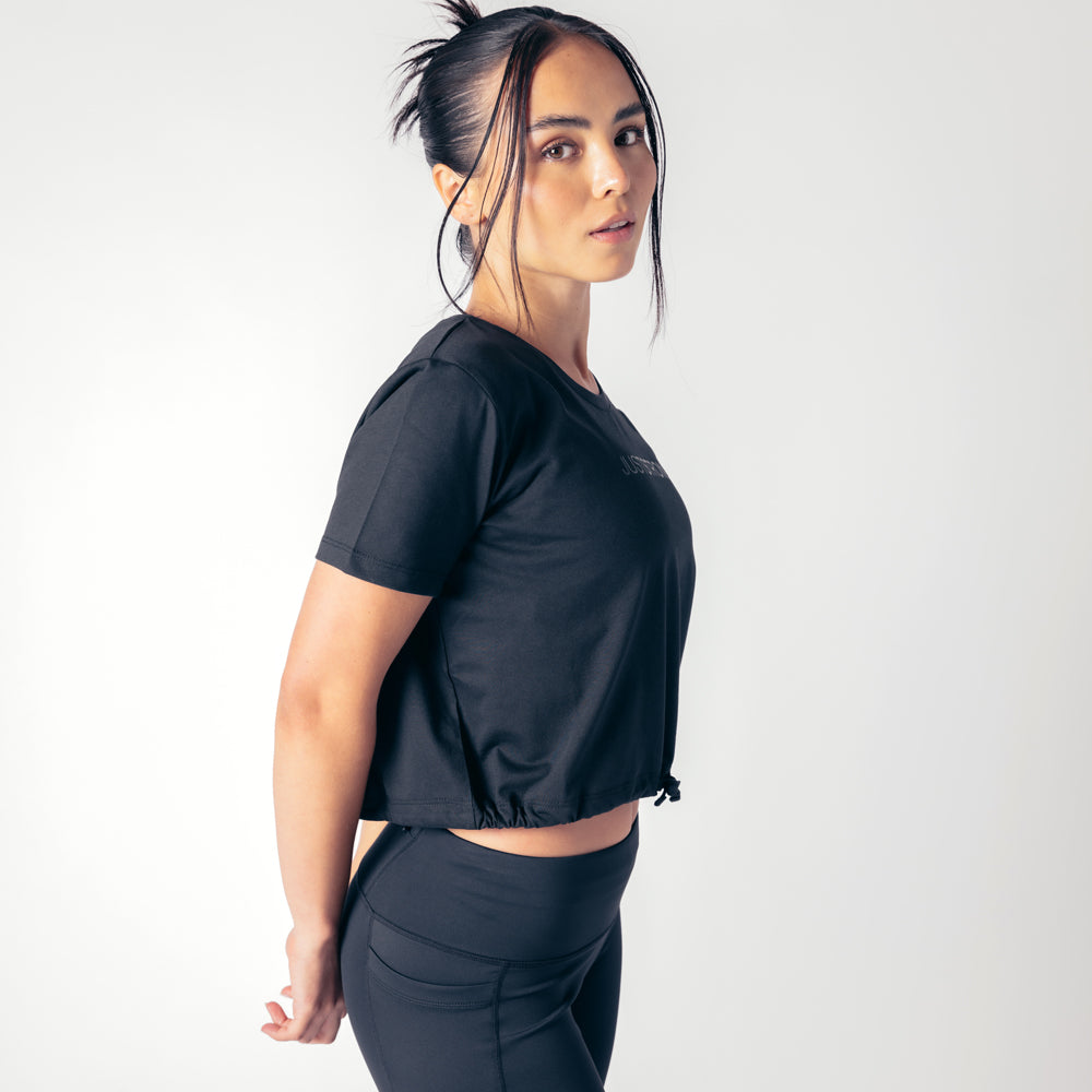 Everyday Drawstring Tee - Black Onyx