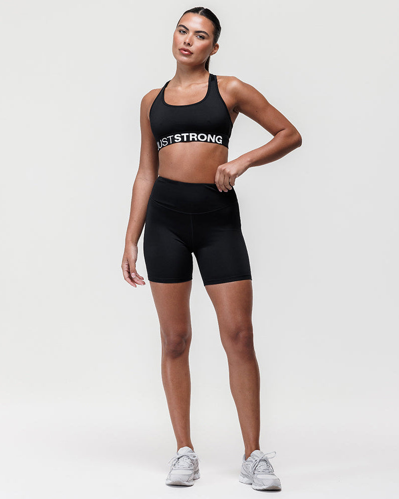 Motion High Rise Biker Shorts - Black Onyx