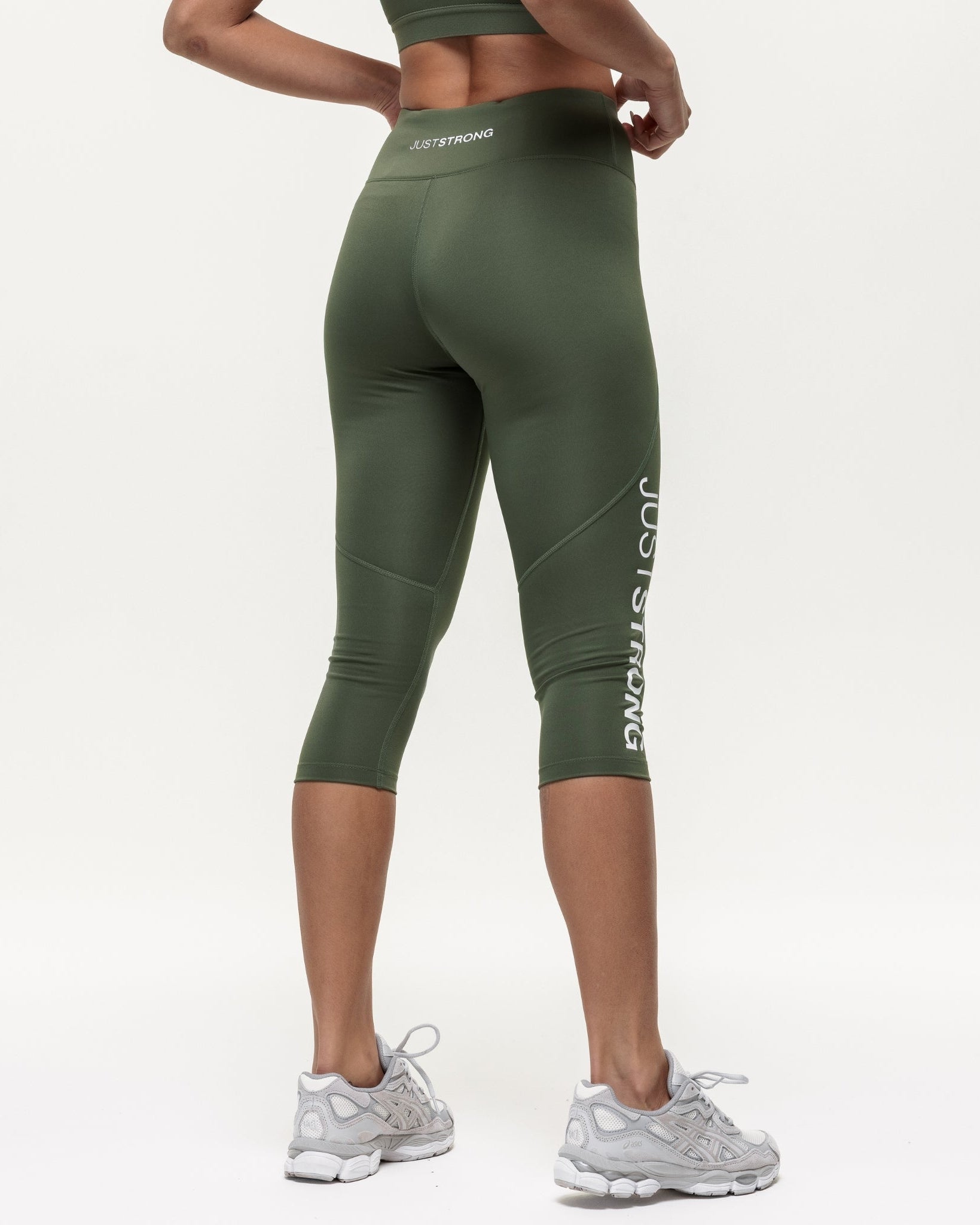 Motion Capri Leggings - Khaki