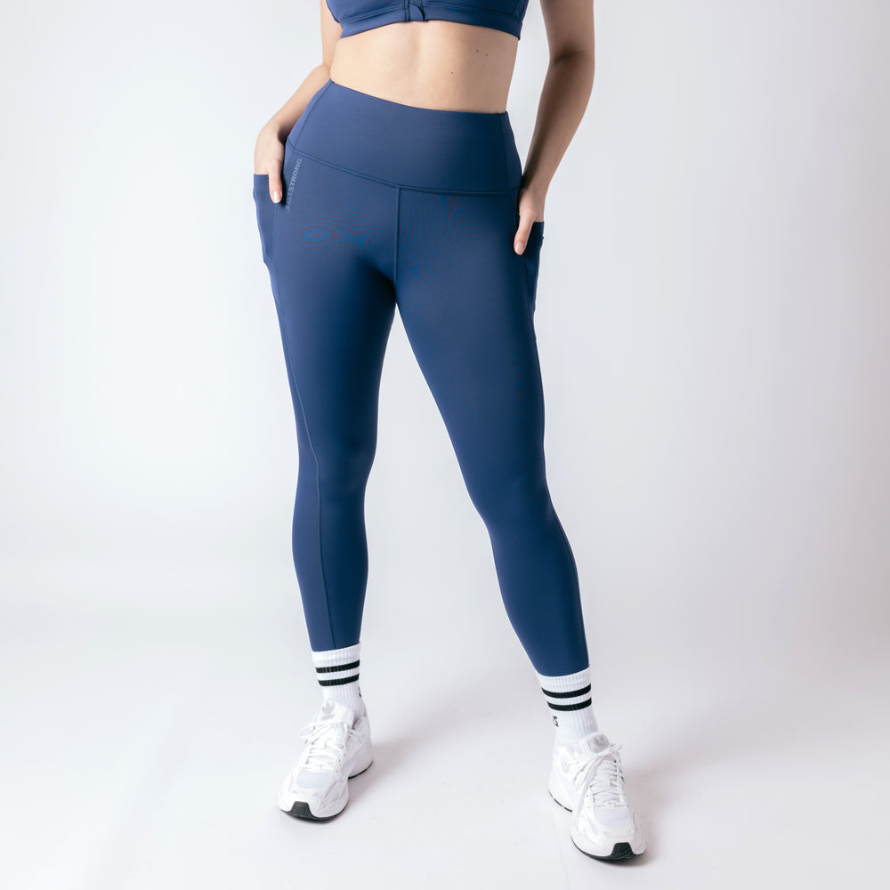 Second Skin High Rise Leggings - True Navy