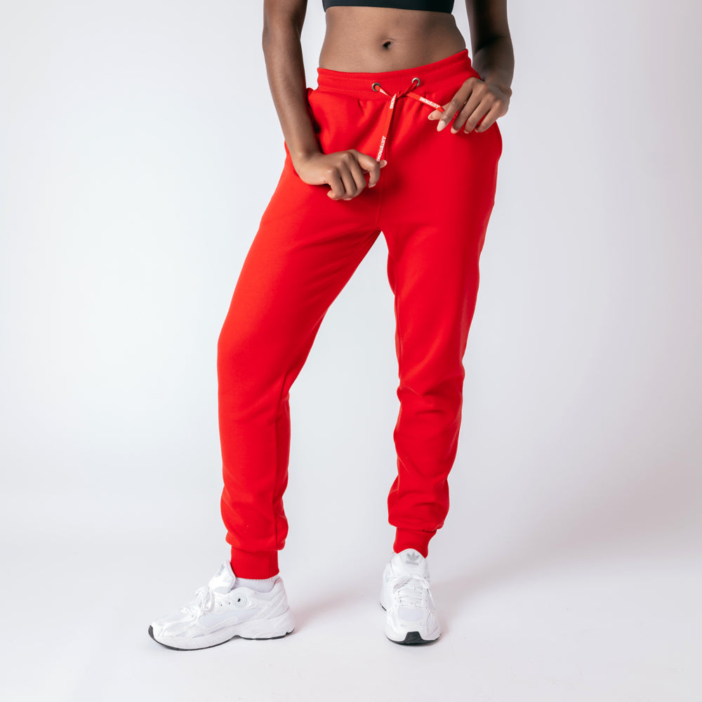 Slim Joggers - Ruby Red