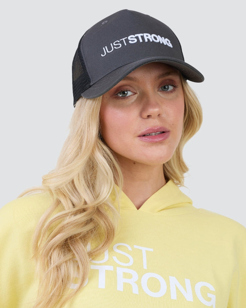 Washed Black Trucker Cap